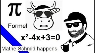 Eine Anwendung der pq Formel auf x²4x30  Mathematik vom Mathe Schmid [upl. by Novel891]