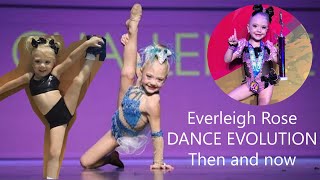 Everleigh Rose Soutas dance EVOLUTION Then and now [upl. by Gretal]