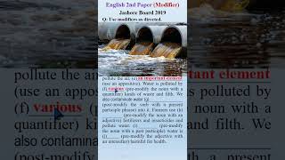 Modifier Jashore Board2019 Part40 english modifier hsc spokenenglish englishgrammar [upl. by Neil290]