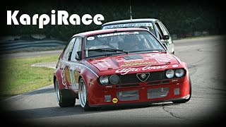 Alfa Romeo Alfetta GTV Race Car V6 30 210Hp Pure Sound [upl. by Tsirhc]