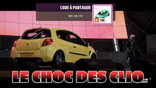 LE TEST  LE CHOC DES CLIO  FORZA HORIZON 5 [upl. by Arrehs492]