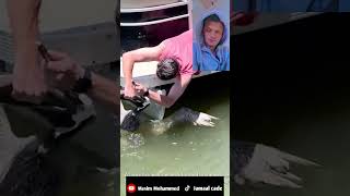 Pelican gets a fish stuck in his throat and a man rescues him Must see it now sealife seafood [upl. by Bianca263]