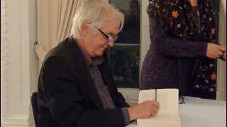 Henning Mankell signing autographs on November 21st 2012 in Stuttgart Germany EXCLUSIVE HD [upl. by Alathia331]