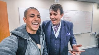 VLOG 73  فاجأت استاذي المفضل في لندن  SURPRISED MY FAVOURITE PROFESSOR IN LONDON [upl. by Underwood792]