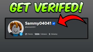 How To Get VERIFIED on ROBLOX in Less Then 5 Minutes [upl. by Tanberg]