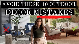 AVOID the BIGGEST OUTDOOR DECOR MISTAKES  EASY amp BUDGET FRIENDLY FIXES  HOUSE OF VALENTINA [upl. by Aicenert]