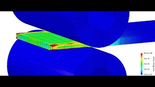 Rolling simulation in codeaster [upl. by Idurt]