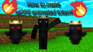 MCPE ANIMATED TOTEM LIKE PSD1 DCWolfPlayz IN MCPE [upl. by Dnarb360]