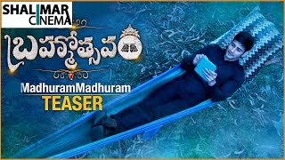 Madhuram Madhuram Video Song Trailer  Brahmotsavam Movie Songs  Mahesh Babu  Shalimarcinema [upl. by Damon]