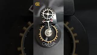 Swiss Lever Escapement in 20 Seconds  1800 VPH  Omega Showcase [upl. by Enilauqcaj]