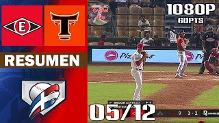 Resumen  Toros del Este vs Leones del Escogido  Serie Regular Lidom 20242025 05122024 [upl. by Marfe691]