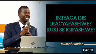 MUSONI Flavien IMIYAGA INE IRACYAFASHWE KUKI SE IGIFASHE [upl. by Itirp]