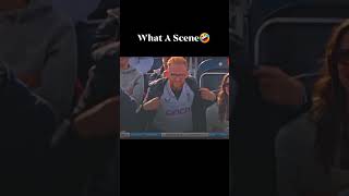 Ben stokes 🤣youtubeshorts cricket viralvideo shorts shortsvideoshortvideo msdhoniviratkohli [upl. by Beshore474]