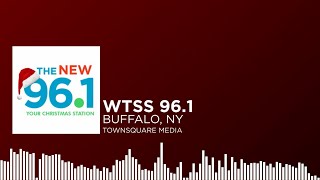 WTSS 961 Buffalo NY  Flip to Christmas Music  Legal ID 11124 [upl. by Asiuol]