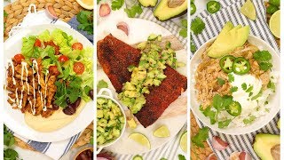 3 Low Carb Dinner Recipes  Healthy Meal Plans 2020 [upl. by Nolrac97]