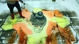 Ultra dirty flooded childrens carpet cleaning satisfying ASMR [upl. by Llednahc]