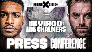 MISFITS X DAZN X SERIES 009 IDRIS VIRGO VS AARON CHALMERS PRESS CONFERENCE LIVESTREAM [upl. by O'Malley870]