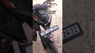 Ns400 number plate holder installed on Pulsar N160 pulsarn160 ns400 [upl. by Lankton]