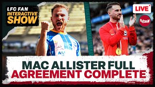 MAC ALLISTER FULL AGREEMENT COMPLETE  Liverpool Transfer News Update [upl. by Merc]