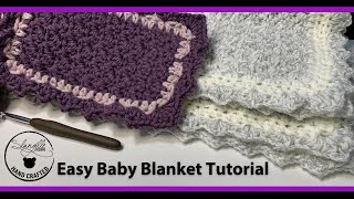 Easy Baby Blanket Tutorial [upl. by Garry]