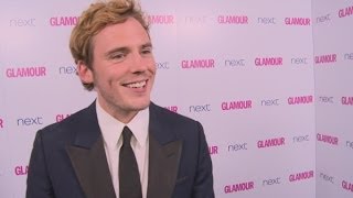 Sam Claflin interview Hunger Games set like a family Christmas dinner [upl. by Seni]