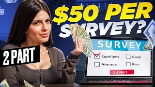 Make Easy Cash 50 for Each Survey You Finish [upl. by Anirehtac]