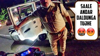 RIDING SUPERBIKE IS CRIME  CBR650R BUSTED  COP VS BIKER [upl. by Dygall]