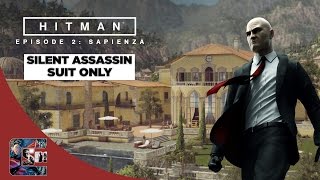 Hitman Episode 2 Walkthrough  Sapienza  SASuit Only quotWorld Of Tomorrowquot  CenterStrain01 [upl. by Terencio276]