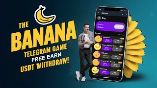 Banana telegram airdrop  Banana airdrop  Banana pells token usdt withdraw  Bananaairdrop [upl. by Bibah604]