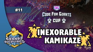 INexorable vs Kamikaze  TvT  Code For Giants Cup 11  Biweekly Brazilian StarCraft 2 Tournament [upl. by Jacobine]