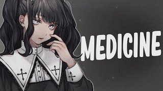 Nightcore  Medicine  Aura Lyrics [upl. by Bergmans56]