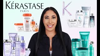 KERASTASE HAIR CARE THE DIFFERENCE BETWEEN THE LINES amp WHICH ONE IS RIGHT FOR YOU  JENIFER LARSON [upl. by Horodko]