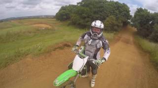 weedon motorcross track KX450 vs CR250 [upl. by Tierell]