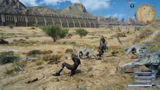 Final Fantasy XV Gorgers in the Dust  Hunt Walkthrough [upl. by Anaynek]