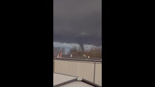 Tornado in Evansville Wisconsin [upl. by Alak]