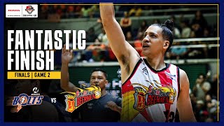 San Miguels FANTASTIC GAME 2 FINISH vs Meralco 🍻  PBA SEASON 48 PHILIPPINE CUP FINALS [upl. by Drolet]