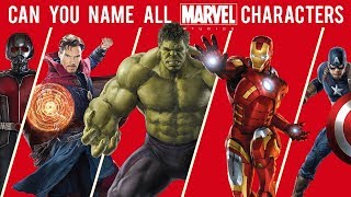 Can You Name All Marvel Characters [upl. by Naujak]