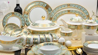 Professional bone china dinner sets manufacturers 丨KAROSA [upl. by Reiners933]