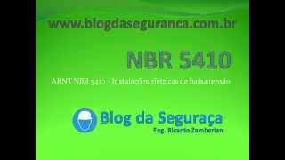 NBR 5410  Instalações elétricas de baixa tensão [upl. by Katya]