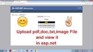 How to upload file and display in AspNet with vb Beginners [upl. by Zosima]