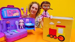 Spielspaß mit Doc McStuffins  Die Wunderbox  Wo sind denn die Instrumente der Spielzeugärztin [upl. by Maillil477]