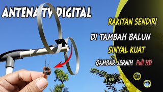 Cara membuat Antena TV Digital Driven Double Loop [upl. by Kazmirci]