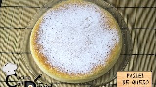 Pastel de Queso Japonés  Sólo 3 Ingredientes [upl. by Ahsiemaj]