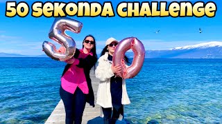 MOTRA BLEN GJITHCKA NE 50 SEKONDA CHALLENGE  EJONA VLOGS [upl. by Dachia]