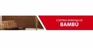 Como instalar una cortina Romana de Bambú marca Reggia [upl. by Duck]