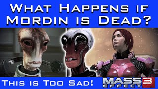 Mass Effect 3  What Happens If MORDIN DIED at the End of ME2 [upl. by Roots950]