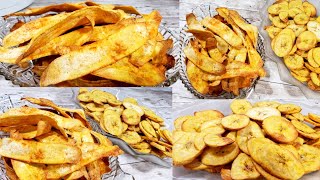 Plantain Chips in Air Fryer  Air fryer Plantain Chips [upl. by Anitsirt]