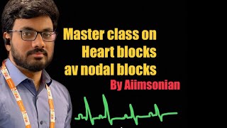 Av nodal blocks  Heart block  Real Ecg interpretation at the end neetpg mbbs aiims fmge [upl. by Anayra]