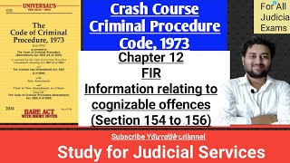 FIR under Section 154 CrPC  Information relating to cognizable offences [upl. by Aleusnoc]