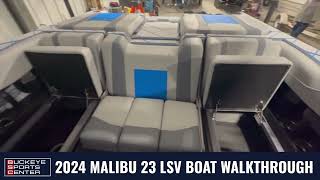 2024 Malibu 23 LSV Boat Walkthrough [upl. by Akihsar105]